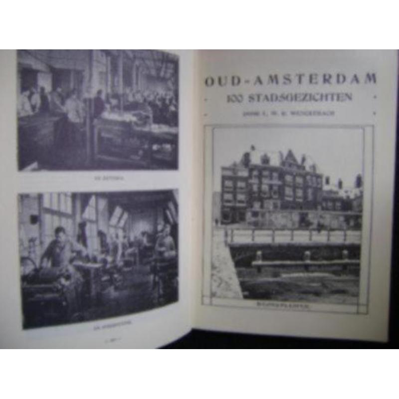 oud amsterdam--100 stadsgezichten door l.w.r wenckebach