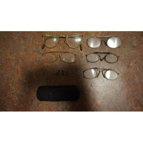 lot van 6 antieke brillen