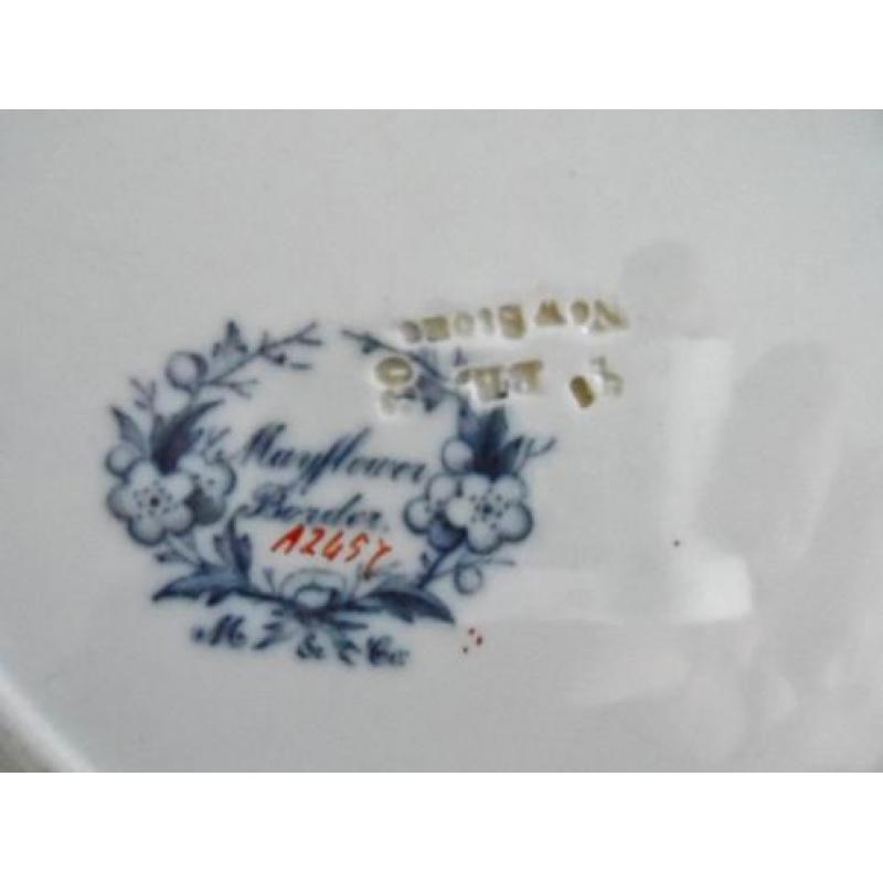 Minton Ironstone Staffordshire, bord "Mayflower Border"