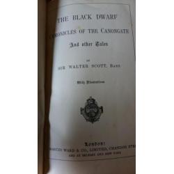 5 antieke boeken Sir Walter Scott Bart begin 1800
