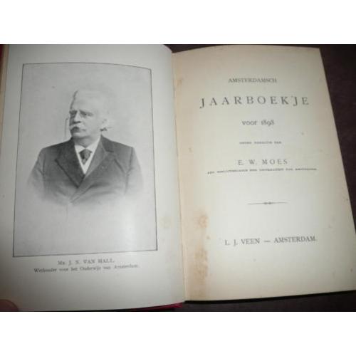 Amsterdams jaarboekje 1898 - E.W. Moes. (fam. Pancras) Met h