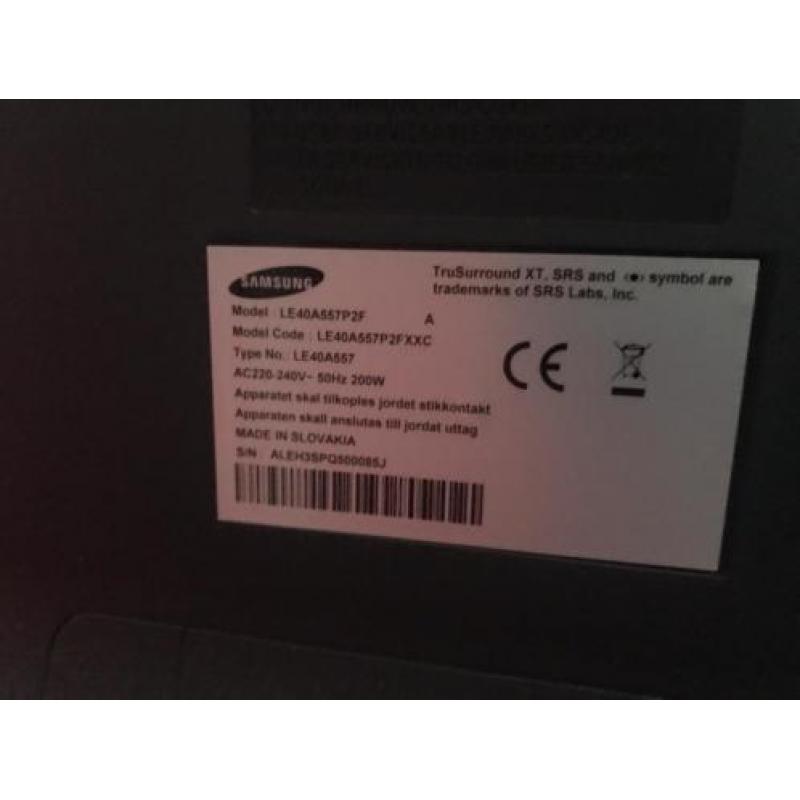 Samsung 40 inch full HD LCD TV (LE40A557P2F)