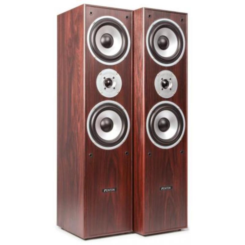 Fenton Thuis bioscoop speaker systeem - Walnoot - 5 delig