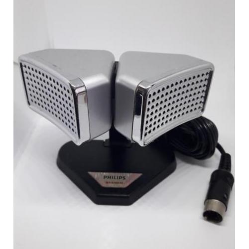 Philips N8402 stereo bandrecorder microfoon met lange kabel