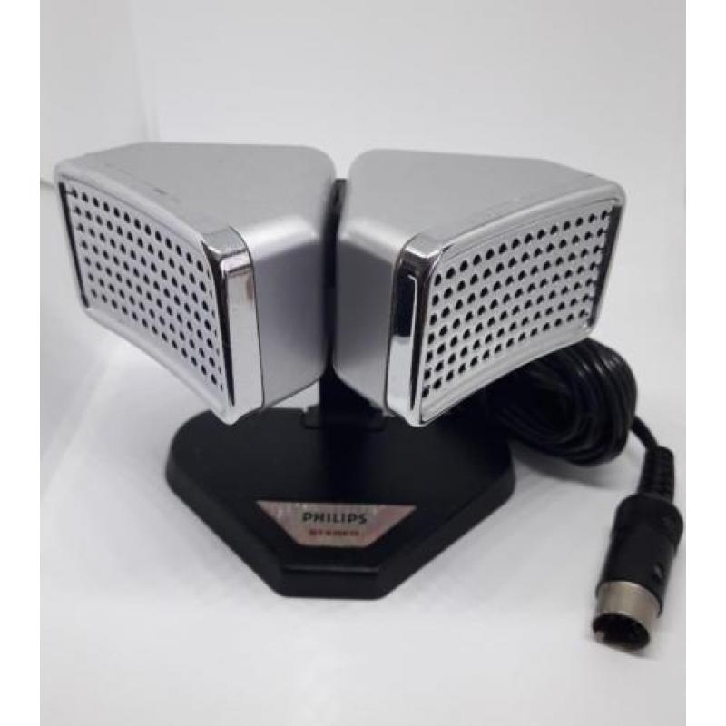 Philips N8402 stereo bandrecorder microfoon met lange kabel