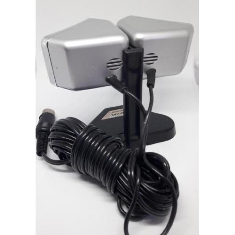 Philips N8402 stereo bandrecorder microfoon met lange kabel