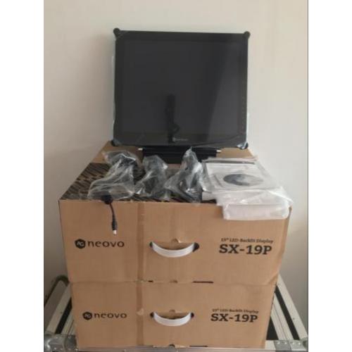 2 NIEUWE Neovo SX-19P 19 inch backlight displays monitoren