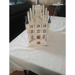 kersthuis groote witte herenhuis