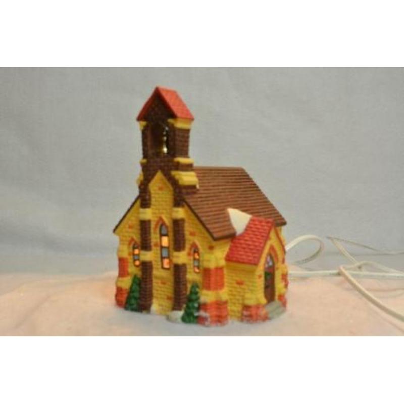 Dickensville Kerstdorp Kerk Fortuna Island