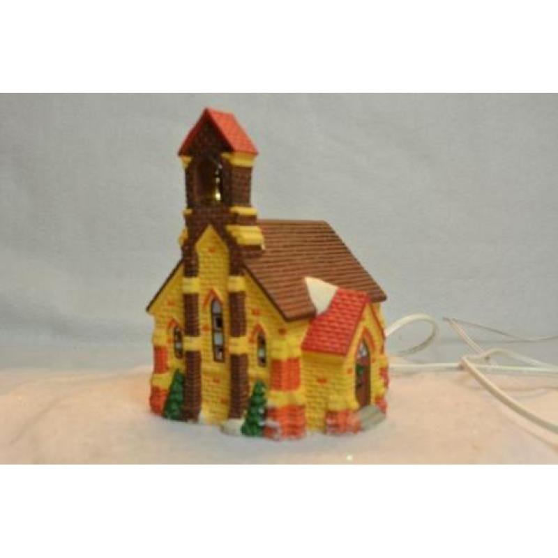Dickensville Kerstdorp Kerk Fortuna Island