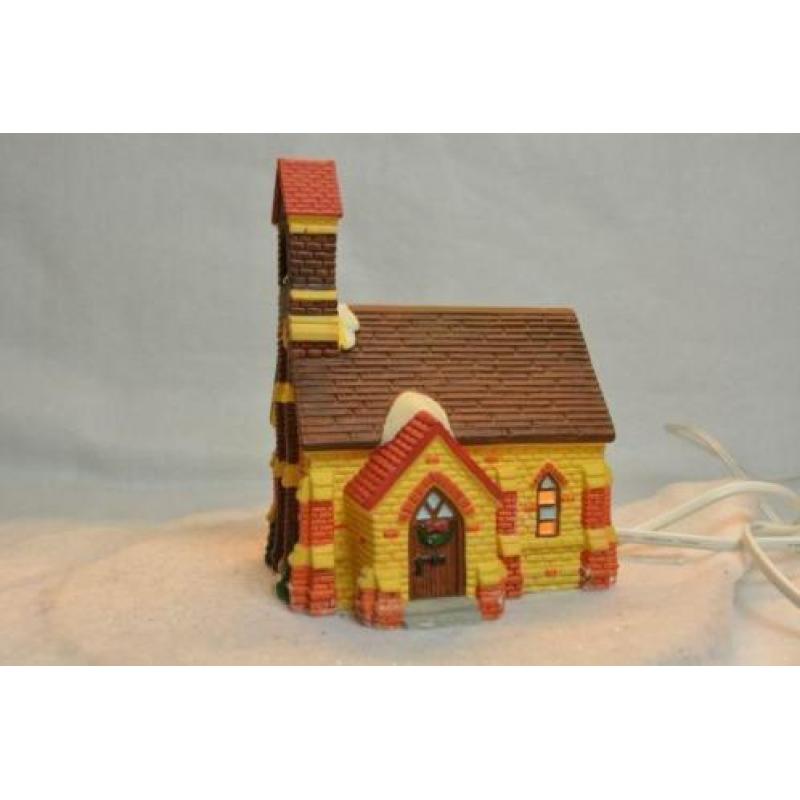 Dickensville Kerstdorp Kerk Fortuna Island