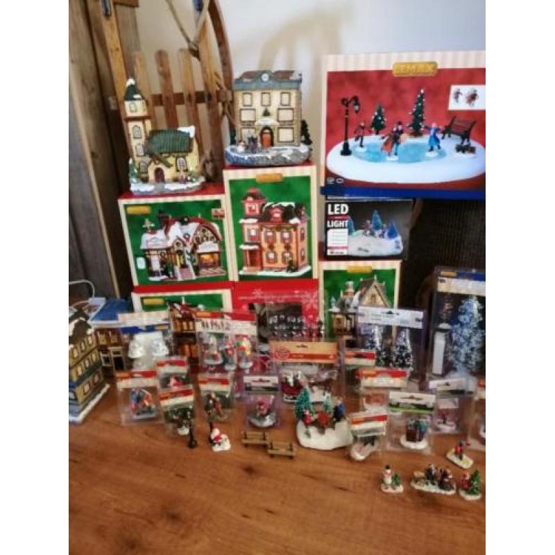 Zeer compleet lemax kerstdorp