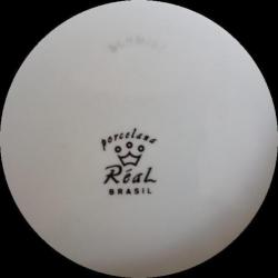 Kerstbordje en kommetje, porcelana Réaal Brasil