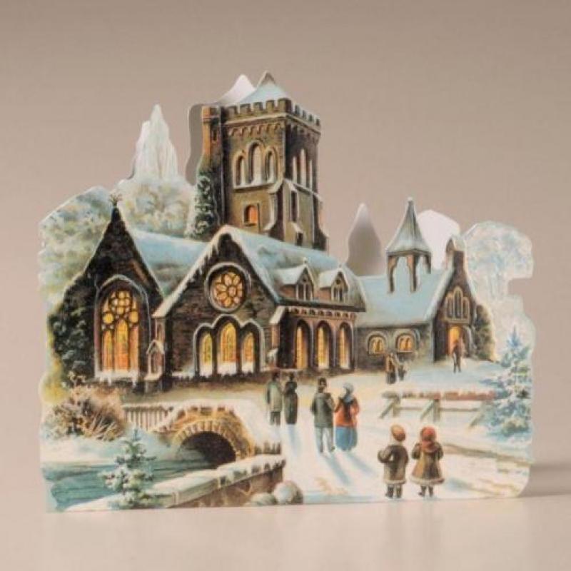 Victoriaanse / nostalgische kerstkaarten 1,25 euro per stuk
