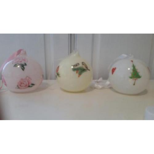Handgemaakte kerstballen