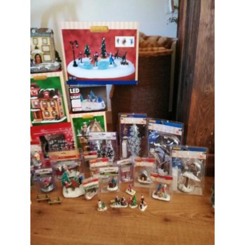 Zeer compleet lemax kerstdorp