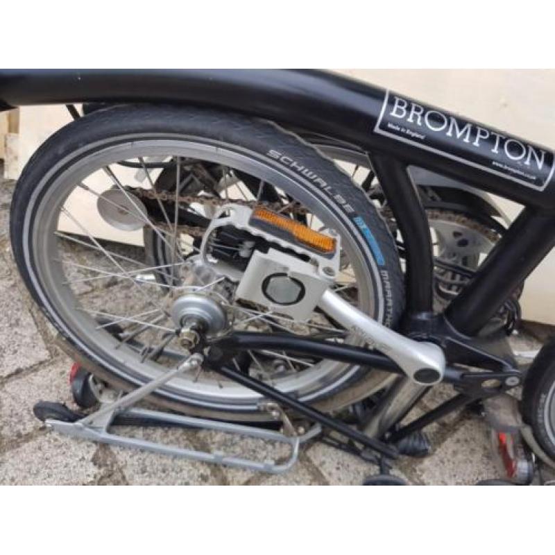 2 vouwfietsen Brompton 3 versnellingen