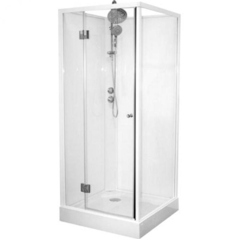 Complete Douchecabine 110 X 90 - hoekinstap, capua, ifix