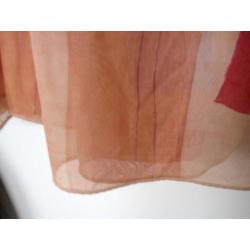 Fleurige decorative vitrage , mooie zachte kleuren
