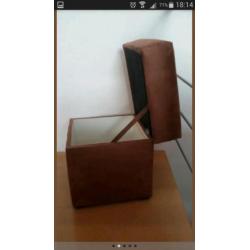Hocker poef met opbergruimte