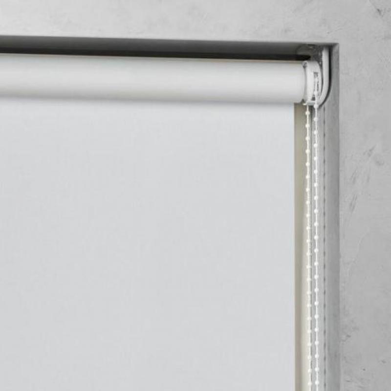 Rolgordijn Verduisterend - Bright white - 220x190 cm