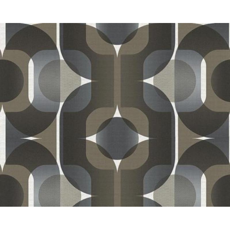 retro behang vlies jaren 60 vintage 70 seventies