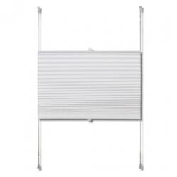 vidaXL Plisséjaloezie 50x125 cm wit