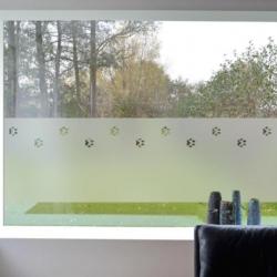 statische raamfolie - hondenpootjes - Uniquewinkel