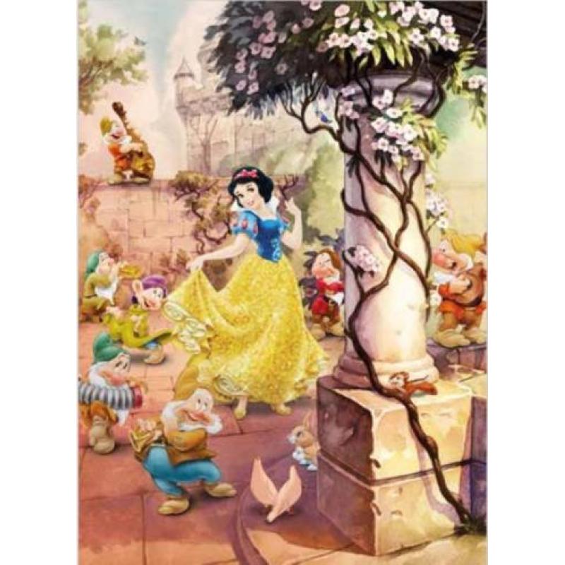 Dancing Snow White fotobehang L, Sneeuwwitje behang