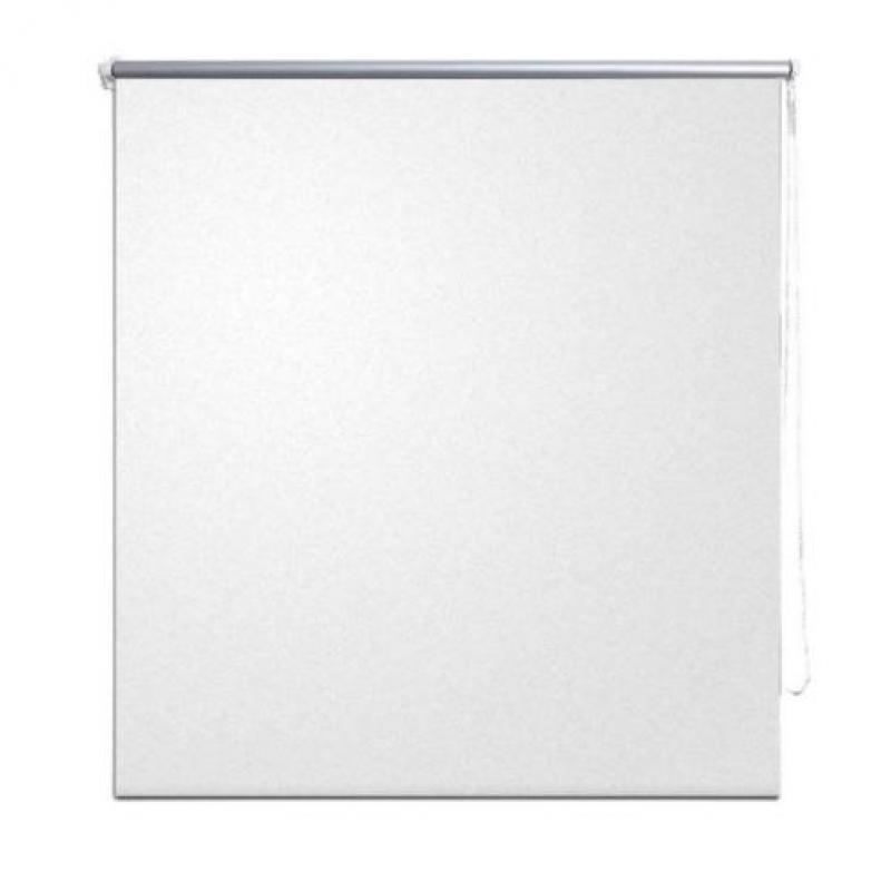 vidaXL Rolgordijn verduisterend 160 x 175 cm wit
