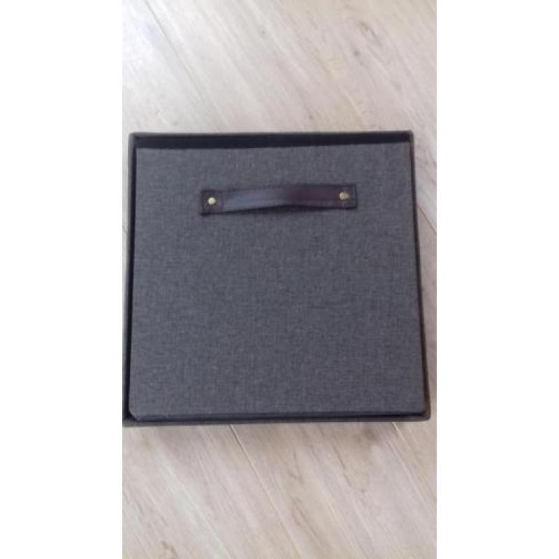 Opvouwbare poef met opbergruimte NIEUW 38x38x38cm