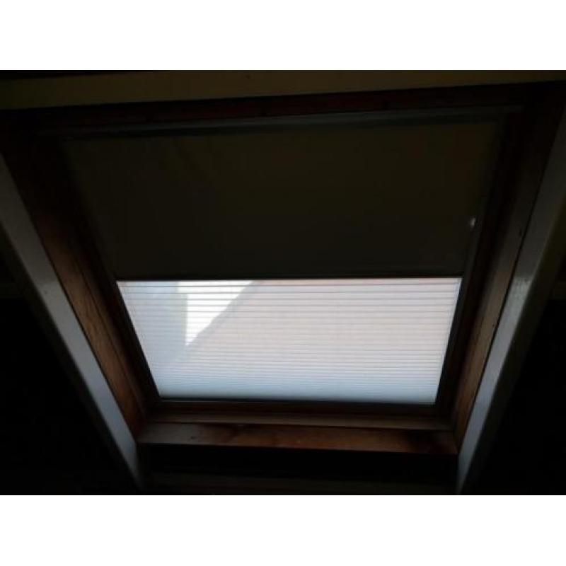 Velux zonwering met plissé en zonverduistering