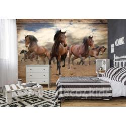 Wilde paarden fotobehang XL Paarden VLIESbehang