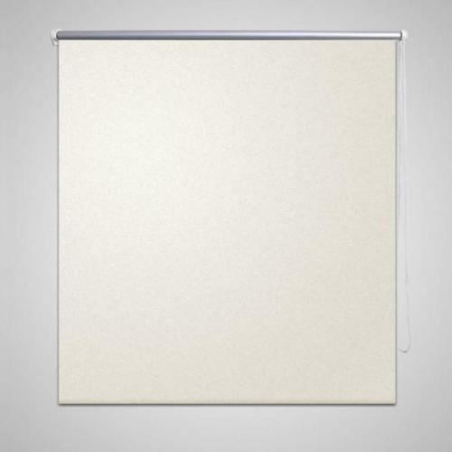 vidaXL Rolgordijn verduisterend 120 x 175 cm crême