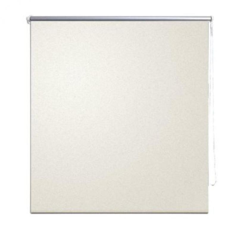 vidaXL Rolgordijn verduisterend 140 x 230 cm crême