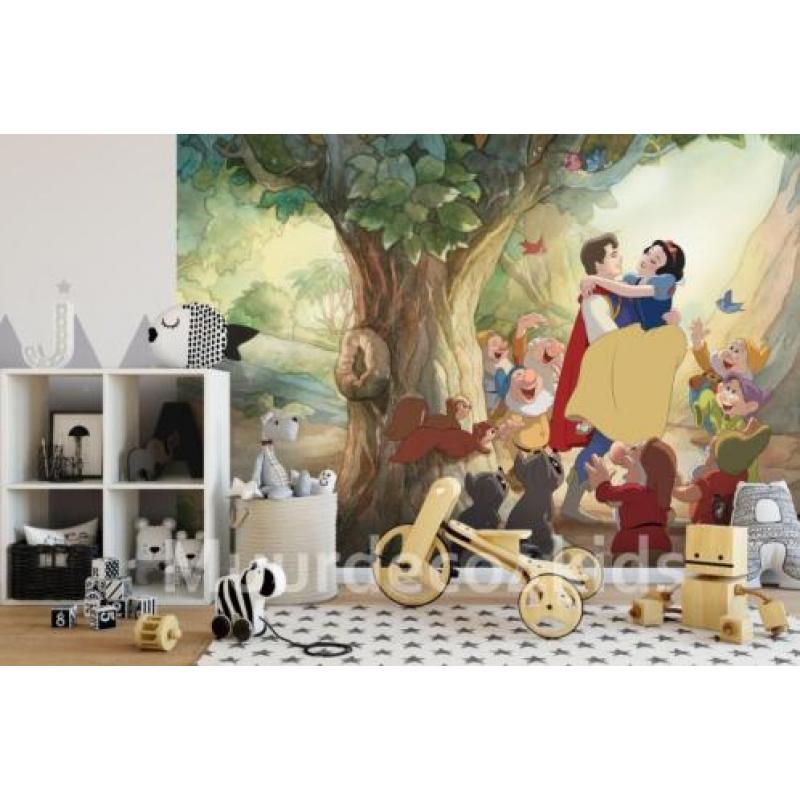 Dancing Snow White fotobehang L, Sneeuwwitje behang