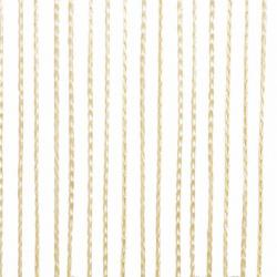 vidaXL Draadgordijnen 140x250 cm crème 2 st