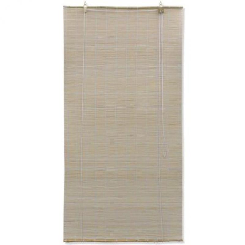 vidaXL Rolgordijn Bamboe 100 x 160 cm (Naturel)