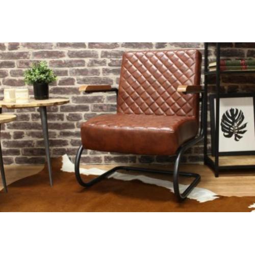 179,95 GRATIS LEVERING! Vintage industriële fauteuil