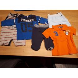 Pakket partij baby kleding jongen maat 50