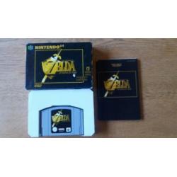 Zelda ocarina of time voor de Nintendo 64 compleet.