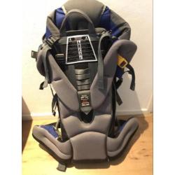 Deuter kid comfort II wandelrugzak blauw zo goed als nieuw