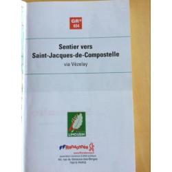 Route naar Santiago de Compostela GR 654 via Vézelay