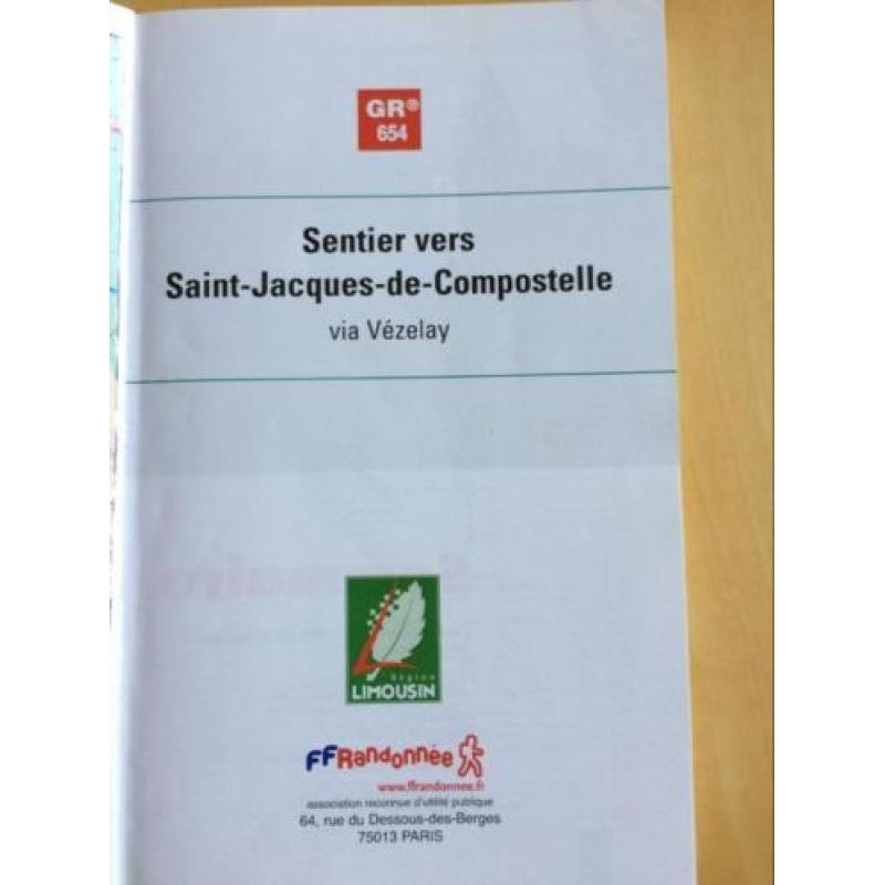 Route naar Santiago de Compostela GR 654 via Vézelay