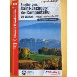 Route naar Santiago de Compostela GR 654 via Vézelay