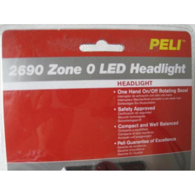 Hoofdlamp Peli 2690 ZO 0 -LED NIEUW