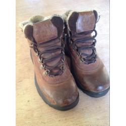 Schoenen bruin Timberland waterproof maat 7,5