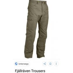 Fjallraven Numbers trousers 26. SIZE 48.
