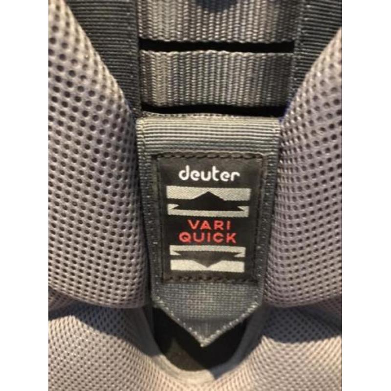 Deuter kid comfort II wandelrugzak blauw zo goed als nieuw