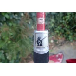 vintage werphengel, merk Penguin incl. foudraal